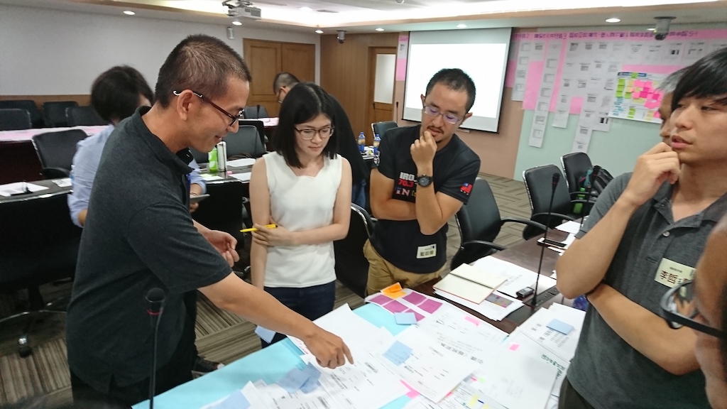 IRS colleagues work with designers